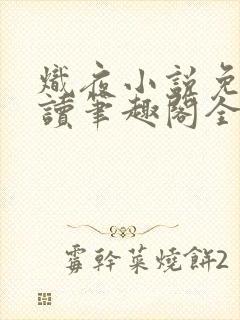 炽夜小说免费阅读笔趣阁全文