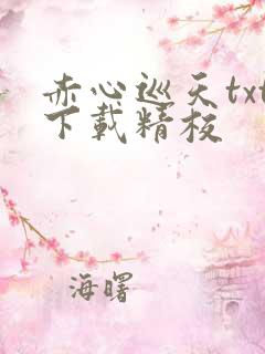 赤心巡天txt下载精校