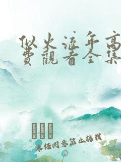 似火流年高清免费观看全集电视剧