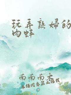 玩弄熟妇的雪白肉蚌