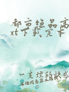 都市绝品高手txt下载完本