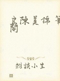良陈美锦 笔趣阁