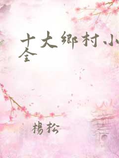 十大乡村小说大全