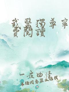 武医独尊宁天免费阅读