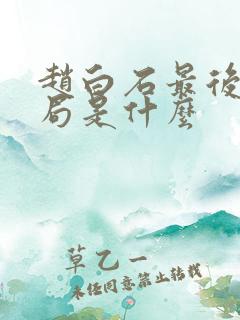 赵白石最后的结局是什么