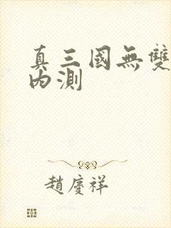 真三国无双天下内测