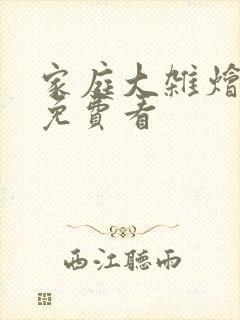 家庭大杂烩小说免费看
