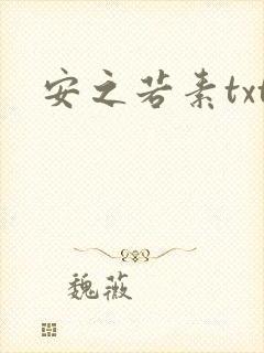 安之若素txt