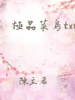 极品菜鸟txt
