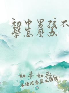 初中男孩不肯上学怎么办