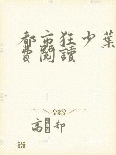 都市狂少叶凡免费阅读