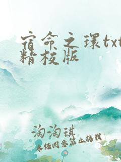 宿命之环txt精校版