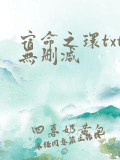 宿命之环txt无删减