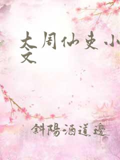 大周仙吏小说全文