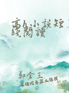 高h小说短篇在线阅读