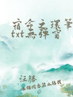宿命之环笔趣阁txt无弹窗