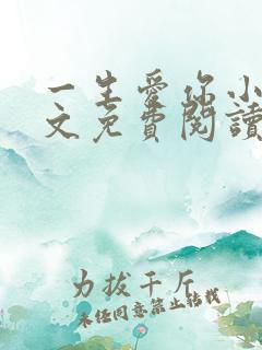 一生爱你小说全文免费阅读无弹窗