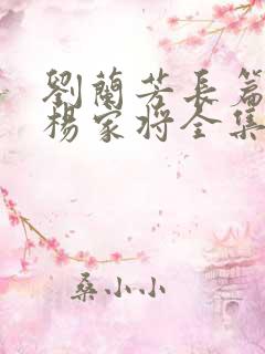 刘兰芳长篇评书杨家将全集
