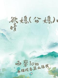 欲媳(公媳)雨晴