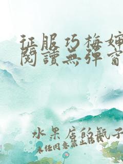 征服巧梅婶全文阅读无弹窗笔趣阁