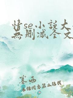 情se小说大全无删减全文阅读