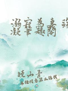 溺宠为妻 苏语凝笔趣阁