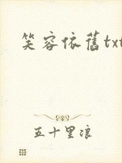 笑容依旧txt