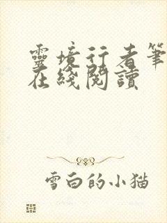 灵境行者笔趣阁在线阅读