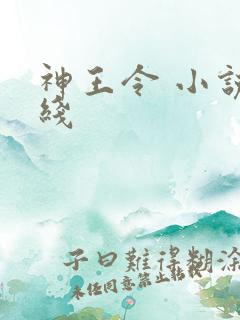 神王令 小说在线