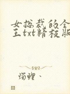 女总裁的全能兵王txt精校版下载