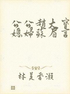 公公赵大宝与儿媳妇苏眉言情小说阅读