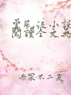 曾风流小说在线阅读全文无弹窗