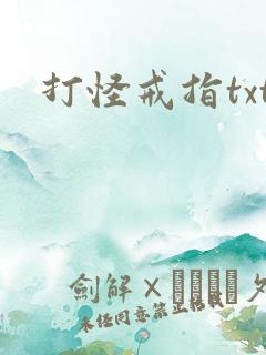 打怪戒指txt