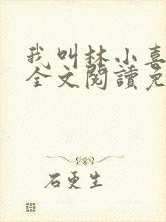 我叫林小喜小说全文阅读免费