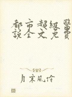 都市超级医圣小说全文免费阅读