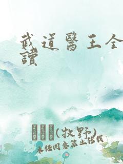 武道医王全本阅读