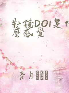 对镜DOI是什么感觉