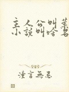 主人公叫叶楚的小说叫啥名