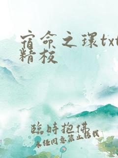宿命之环txt精校
