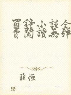 罗铮小说全文免费阅读无弹窗