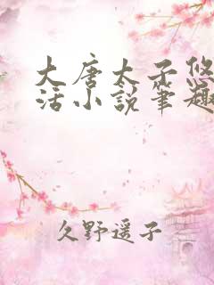 大唐太子悠闲生活小说笔趣阁