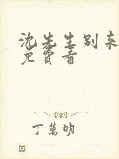 沈先生别来无恙免费看