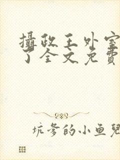 摄政王外室重生了全文免费阅读