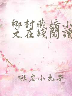 乡村藏娇小说全文在线阅读