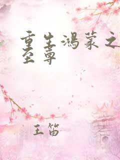 重生鸿蒙之虚无至尊