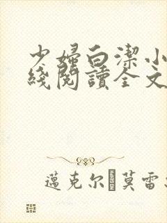 少妇白洁小说在线阅读全文