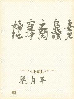 婚宠之枭妻霸爱纯净阅读免费