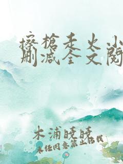 擦枪走火小说无删减全文阅读