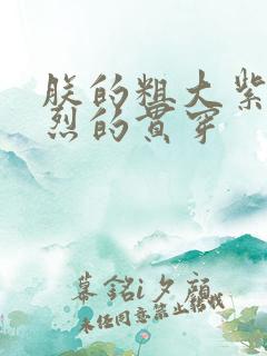 朕的粗大紫红猛烈的贯穿