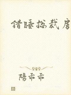 错睡总裁房